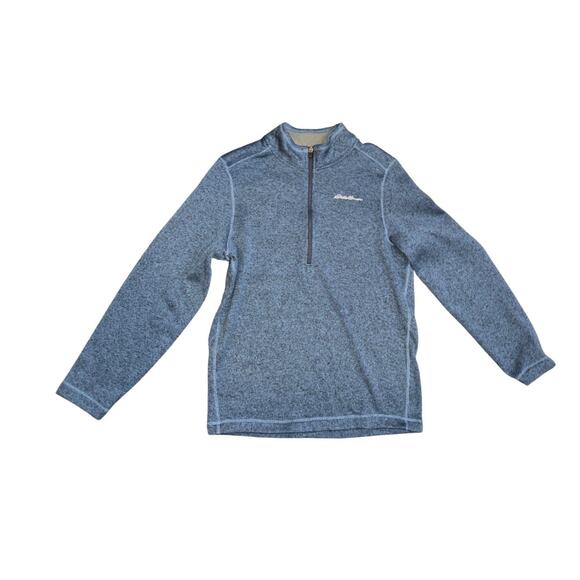 Eddie Bauer Fleece pullover sweater 1/4 zip Size Large - Picture 1 of 4